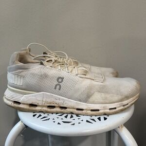 On Cloud Cloudnova Triple White Cloudtec Running Shoes 26.99115 Men's Size 13